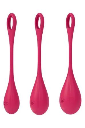 Набір вагінальних кульок Satisfyer Yoni Power 1 червоний Sex Aura Київ