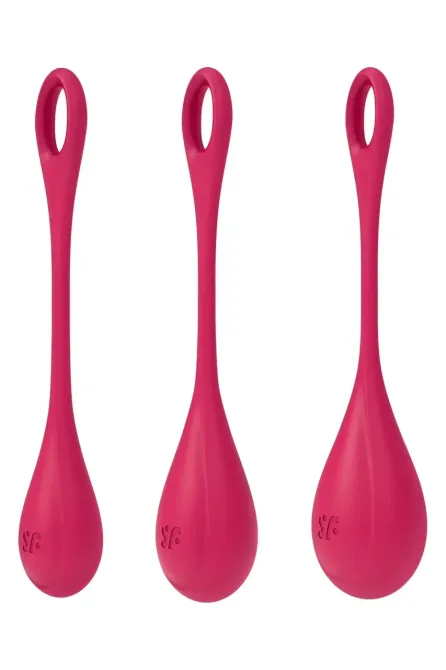 Набір вагінальних кульок Satisfyer Yoni Power 1 червоний Sex Aura Київ - фото 2