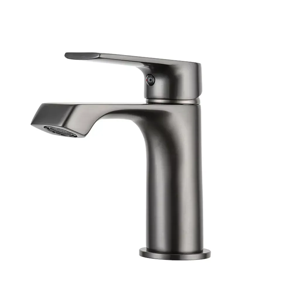 Змішувач для умивальника Frap F1071-9 графіт Київ - фото 1