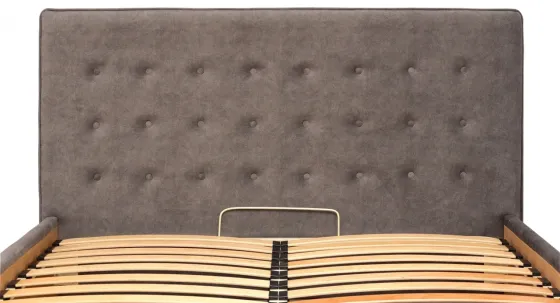Ліжко Двоспальне Nicole Comfort 180 х 200 см Teddy 14 З підйомним механізмом та нішою для білизни Сірий Київ