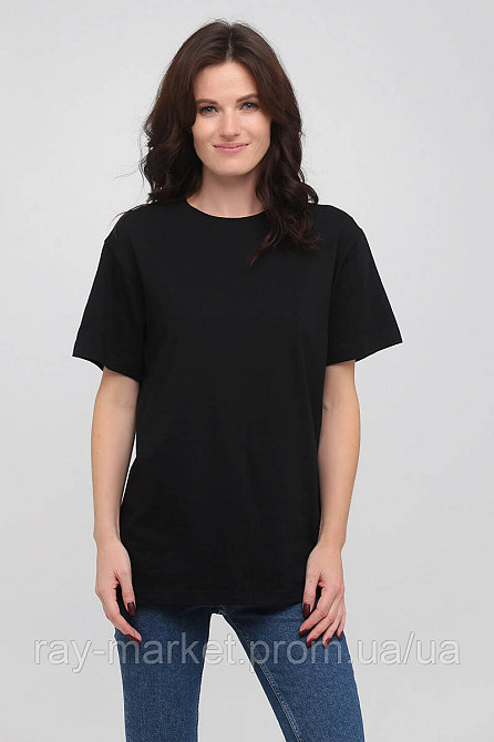 Футболка базова Stedman Classic-T Unisex чорна (ST2000W-BLO) 5XL Київ - фото 1