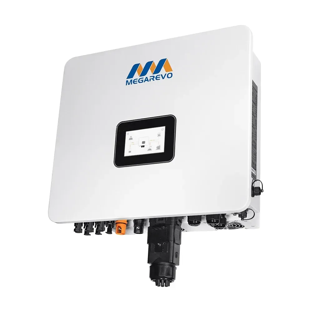 Гібридний однофазний інвертор для сонячних панелей 10kW Megarevo R10KL1DA-G2S 2 MPPT WiFi (42-00239) Київ - фото 4