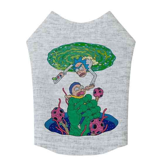 Майка для собак WAUDOG Clothes малюнок "Рік та Морті 3", M40, B 62-68 см, С 35-40 см Коломыя