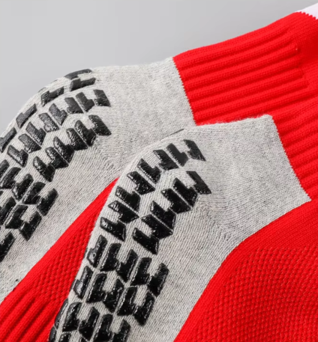 Гетри спортивні, футбольні, тренувальні, ігрові з антиковзаючим покриттям червоний, розмір L Кам'янець-Подільський - фото 8