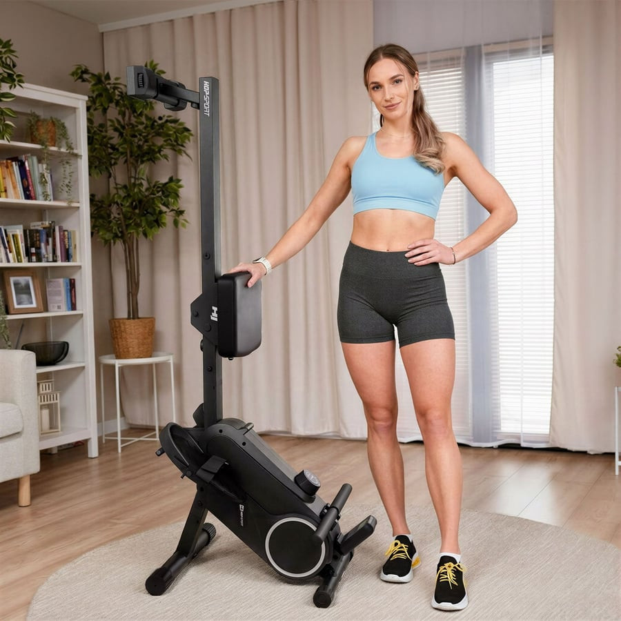 Гребной тренажер Hop-Sport HS-055R Creek магнитный черный Киев - изображение 6