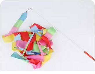 Стрічка для гімнастики мультиколір Київ - фото 1