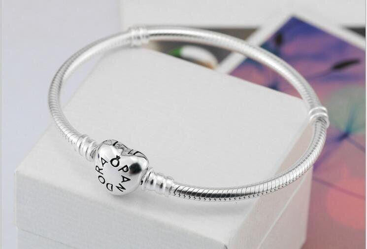 Срібний браслет для намистин Пандора"Серце"  590719 MasterSem Київ - фото 3