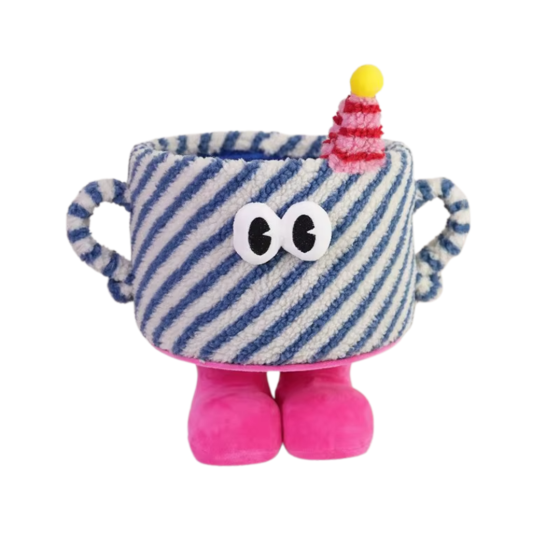 Кошик для іграшок плюшевий органайзер в дитячу кімнату м'який для речей та іграшок в дитяча кімнату синя Кам'янець-Подільський