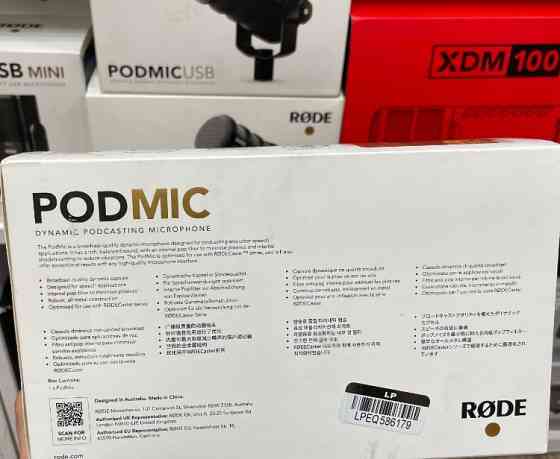 Новый Микрофон студийный RODE POD MIC Роде mic. Киев