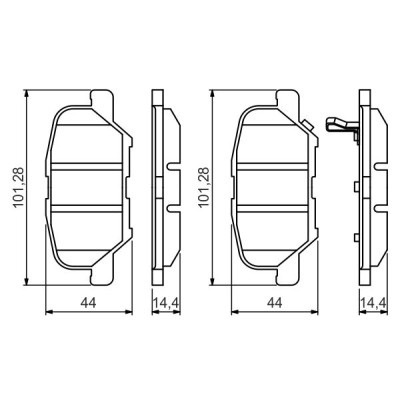 Гальмівні колодки Bosch 0 986 495 358 Вінниця - фото 5