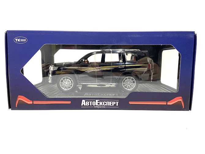 Машина металева TK Uniion Group Toyota Prado 1:24 Відкриття дверей Чорна (GT-9147) Чернігів - фото 8