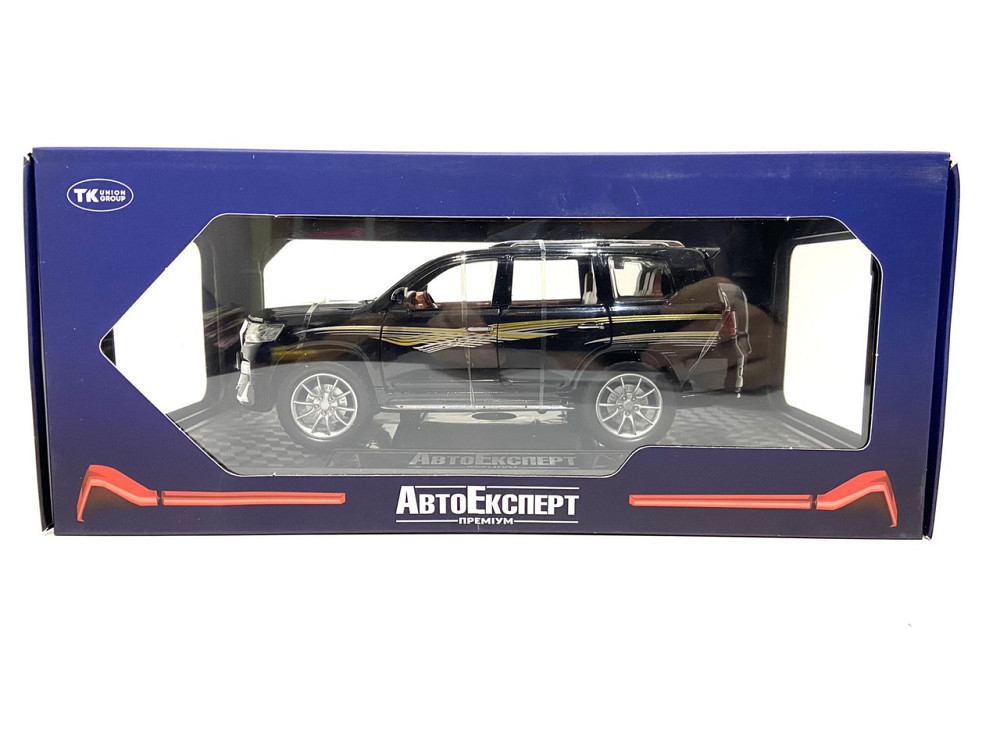 Машина металева TK Uniion Group Toyota Prado 1:24 Відкриття дверей Чорна (GT-9147) Чернигов - изображение 8