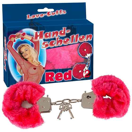Наручники Handcuffs Love Cuffs red Sex Aura Київ