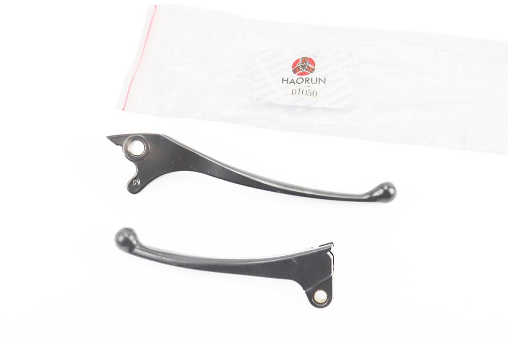 Важелі керма лівий, правий к-кт 2шт (під диск. / барабан. гальмо) Honda DIO, чорні Киев - изображение 1