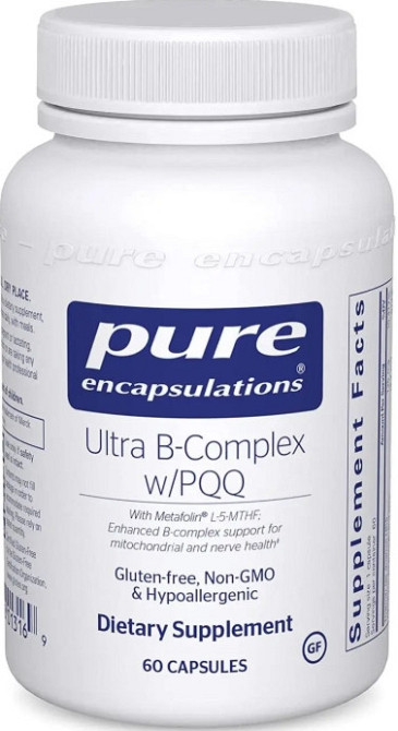 Витамины группы B Pure Encapsulations Ultra B-Complex with PQQ 60 капс Киев - изображение 1