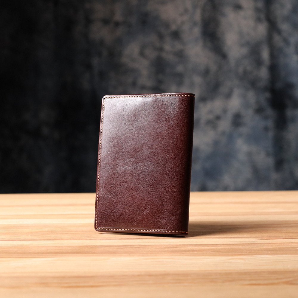 Універсальна обкладинка на паспорт з натуральної глянсової шкіри Tony Perotti 20890_1 (1597 moro) Коричневий Київ - фото 8