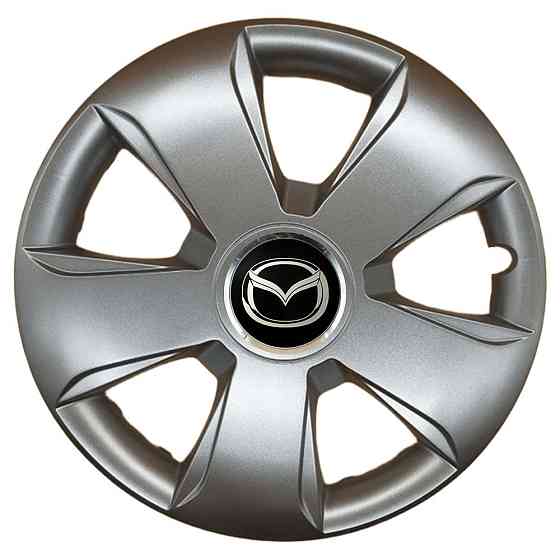 Автомобільні модельні ковпаки R13 Mazda 102 4шт, SJS, сріблясті Київ