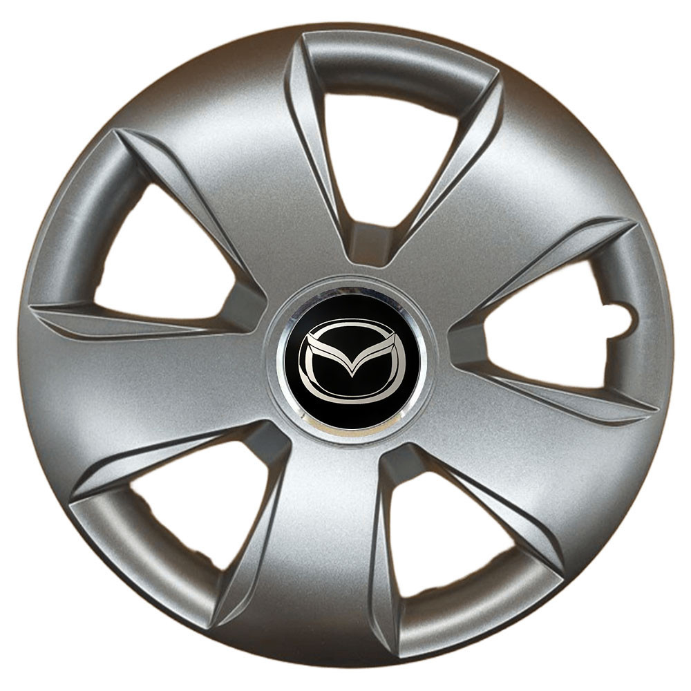 Автомобильные модельные колпаки R13 Mazda 102 4шт, SJS, серебристые Киев - изображение 1