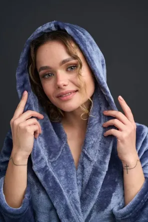 Халат жіночий із велсофту Marsana frozen lake 08-005 Maria Київ