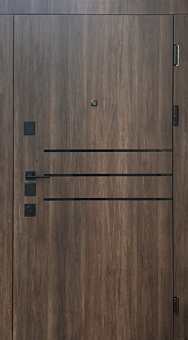 Входные двери Форт-М ВИП 4К Фокус дуб табак 950 Киев - изображение 1