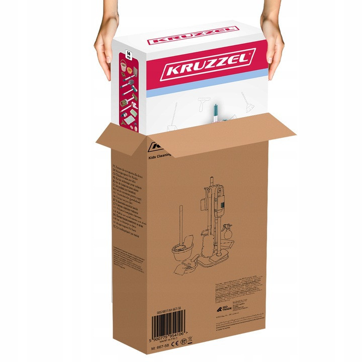 Дитячий іграшковий набір для прибирання 15 елементів Kruzzel (24813) Нововолинськ - фото 8