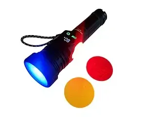 Ліхтарик ручний BL CB A280 4 COLOR LCD екран з індикацією заряду POWER BANK/MAGNET (9969) Одеса - фото 4