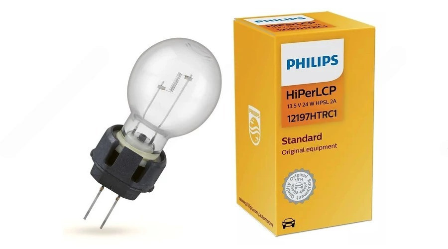 Галогенова лампа PHILIPS 12197HTRC1 HiPerLCP 24W 13,5V HPSL 2A Харків - фото 1