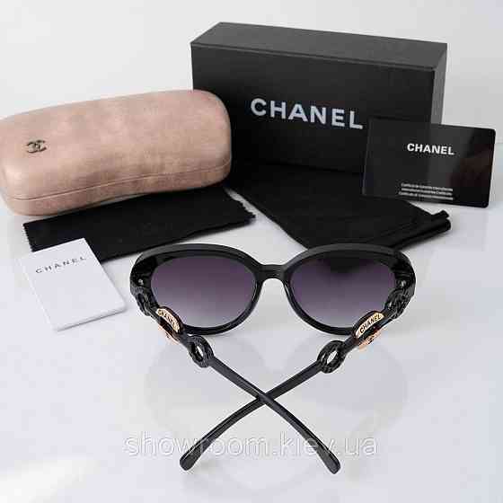 Стильні ; жіночі сонцезахисні окуляри CH (0524) чорні Київ