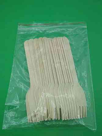 Вилка дерев'яна 16см 20 штук Харків