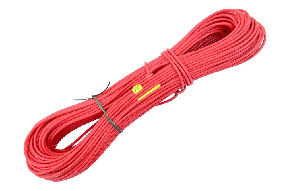 Провод 2,50 мм красный (50 м бухта) автомобильный Мукачево - изображение 1