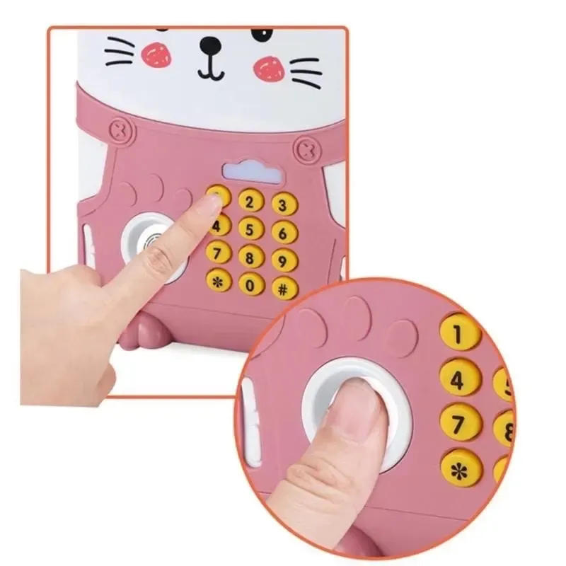 Копилка-сейф с кодовым замком и отпечатком Милый Мишка Коломыя - изображение 8