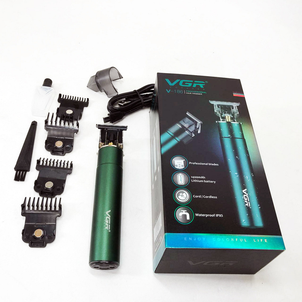 Аккумуляторный универсальный триммер для стрижки VGR, Беспроводной триммер для стрижки волос TF-60 Львов - изображение 3
