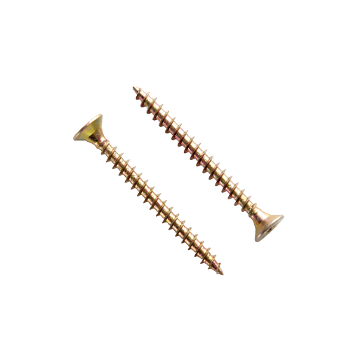 Саморіз універсальний з потайною головкою 5,0*80мм цинк жовтий 50 шт/уп APRO Житомир