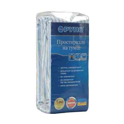 Простирадло Руно бязь на гумці Блакитна смужка 90х200 см (503.114У_блакитна смужка) Вінниця