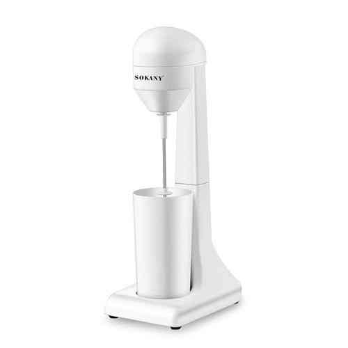 Міксер для молочних коктейлів 450 мл 100 Вт однопостовий з нержавіючої сталі Білий SK-1736 Коломия