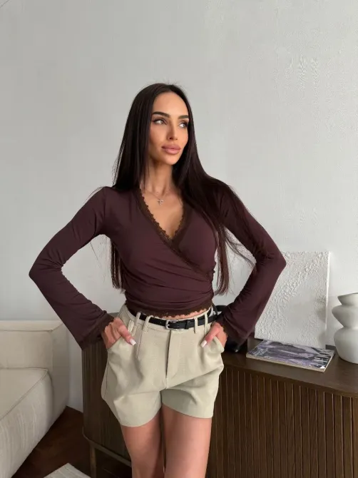 Кофтинка на запах з мережевом Одеса - фото 10