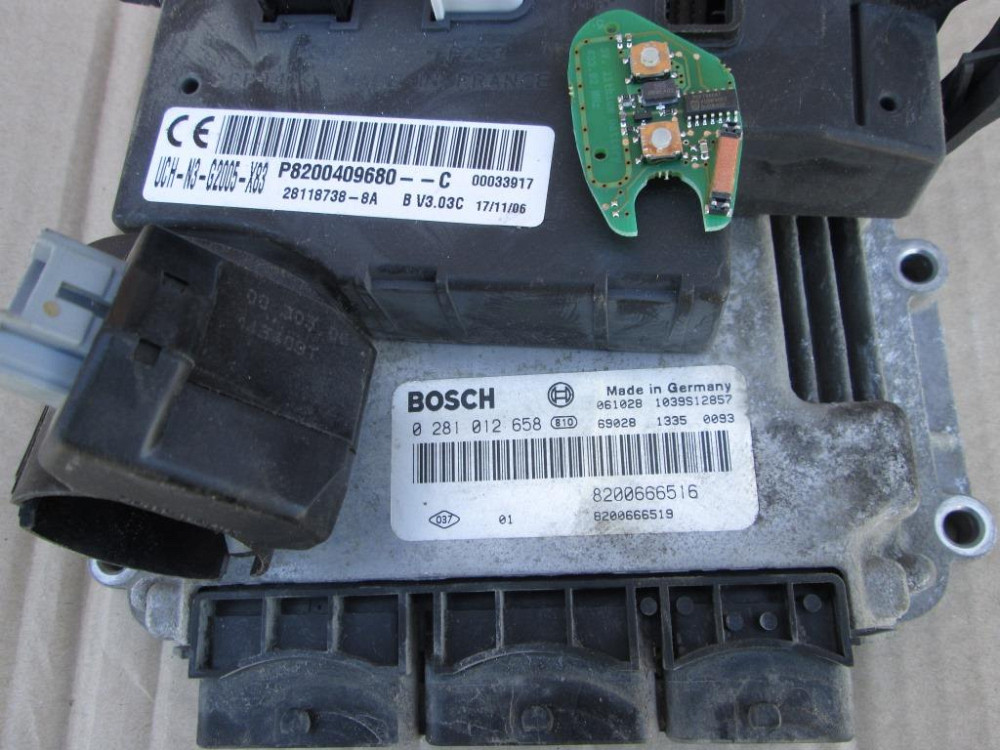 Блок керування двигуном комплект Opel Vivaro 2.0 dci 2007-2010 (0281014648) Ковель - фото 3