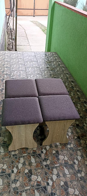 4 табурета (комплект) 35х35х44 см / Дуб Сонома Львов - изображение 9