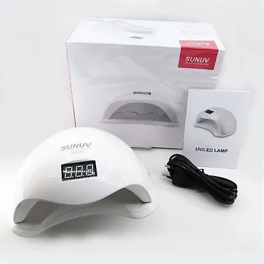 Гібридна світлодіодна UV/LED лампа Sun 5 (48 вт) ОРИГІНАЛ з переключенням на 24 вт. Біла. Київ - фото 4