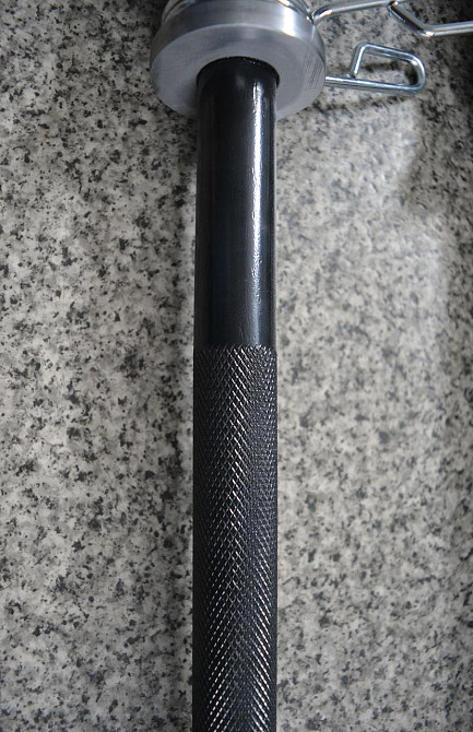 Гриф олимпийский 1.8 м с диаметром 50 мм Гантели, гири, штанги и диски вороненный на втулках Киев - изображение 4