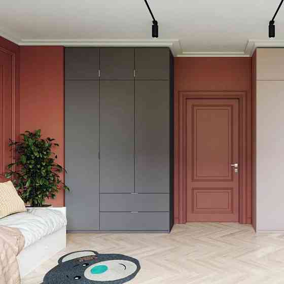 Шкаф для одежды Doros Лукас Графит 3ДСП 120х50х240 DRS-011650 (80737797) Львов