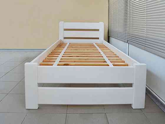 Дерев'яне ліжко   Престиж 80х190, Сосона, Білий Харків