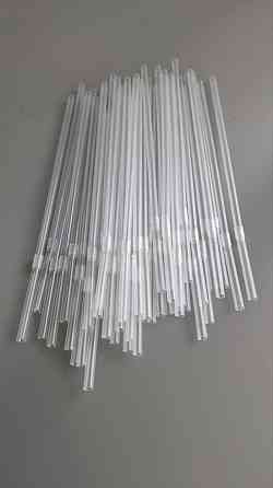 Трубочка для напоїв з гофрою d4.8 21см Прозорий (200 шт) Харків