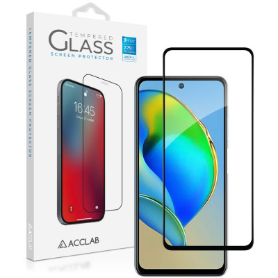 Стекло защитное ACCLAB Full Glue ZTE V40S Black (1283126575655) Винница - изображение 1