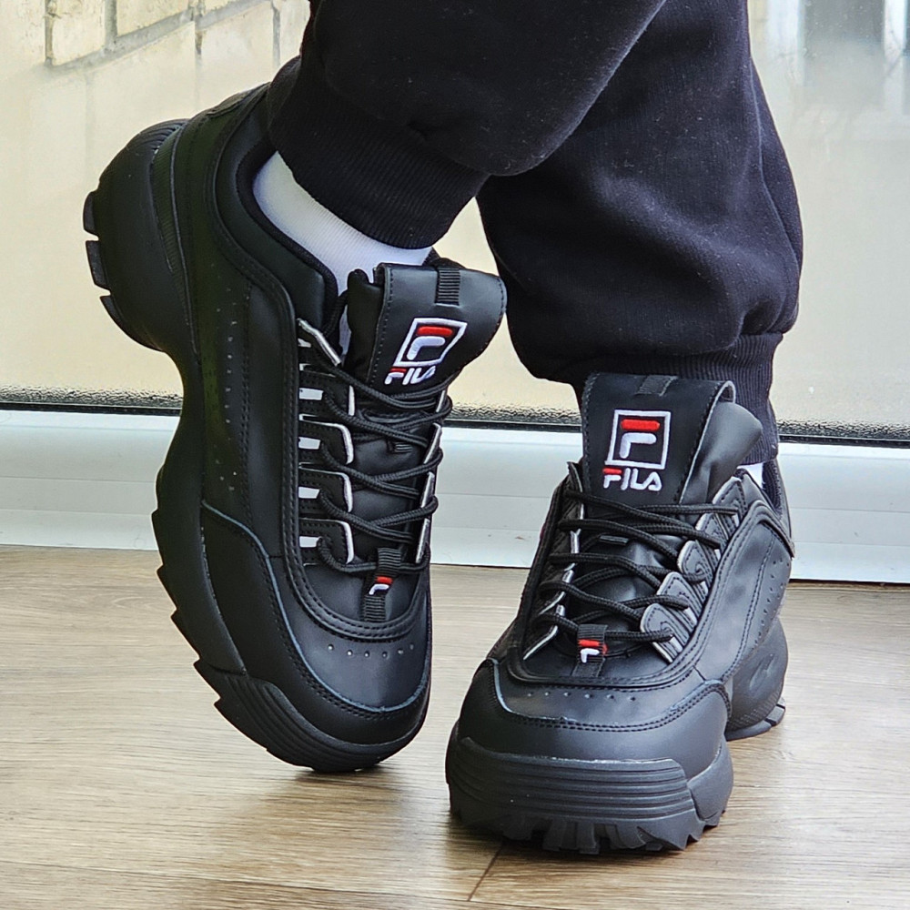 Кросівки FILA Disruptor Чорні Жіночі Філа (розміри: 36,37,38,39) Відео Огляд Дніпро - фото 8