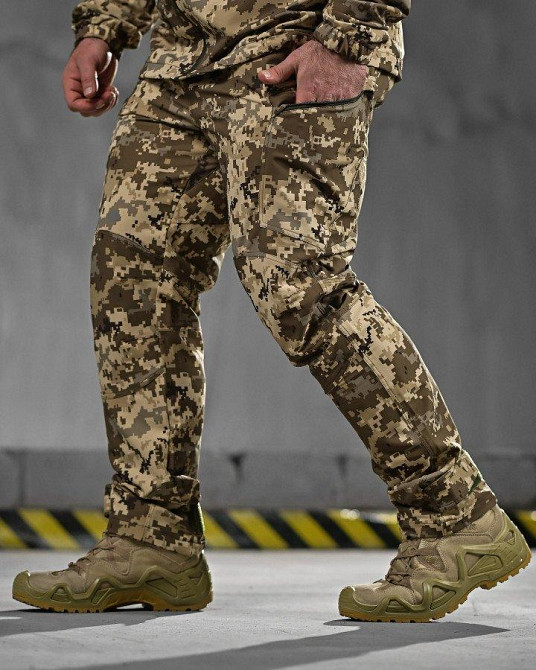Стрейчевые тактические штаны Cambodia пиксель  НП5182 Одесса - изображение 2