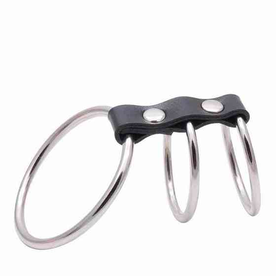 Стальной фиксатор на пенис 