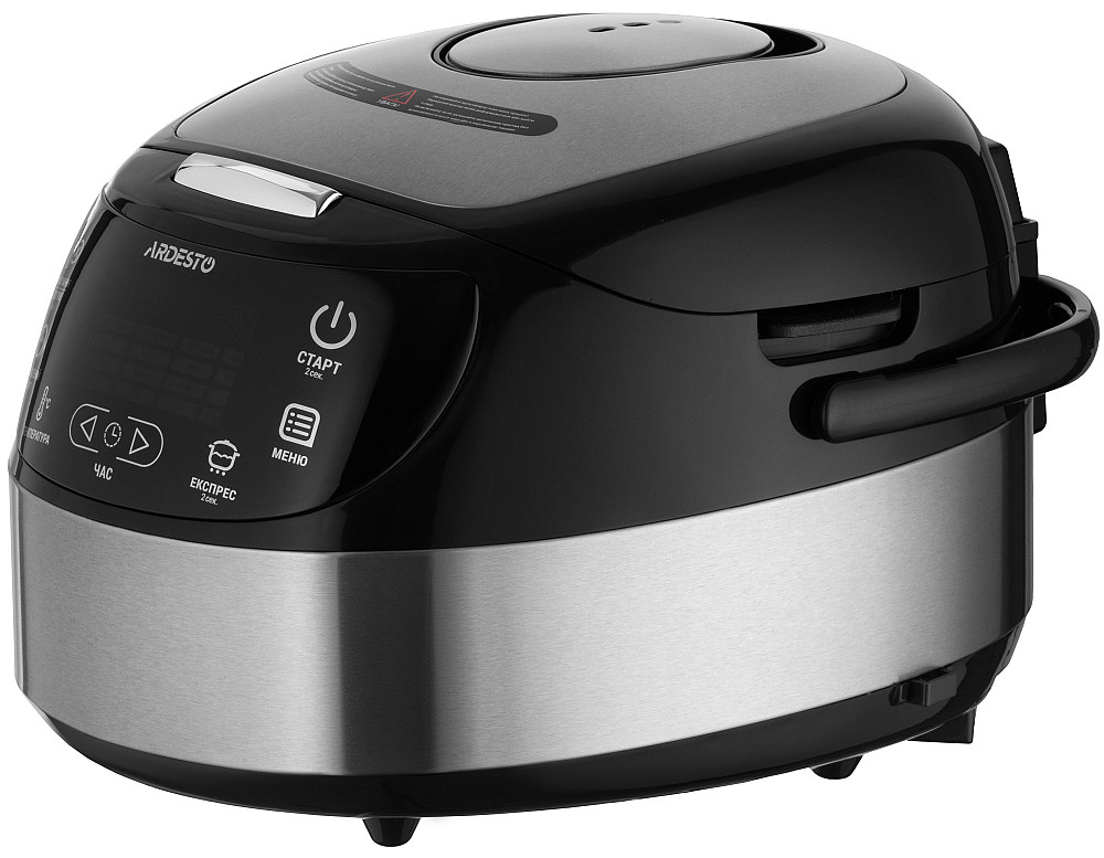 Мультиварка ARDESTO, 860Вт, чаша-5л, електронне керування, корзина для фритюру, метал/пластик, сріблястий Киев - изображение 1