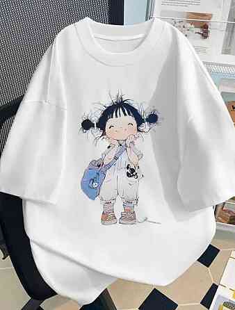 Футболка женская с принтом  42 Белая 2664081937 Днепр