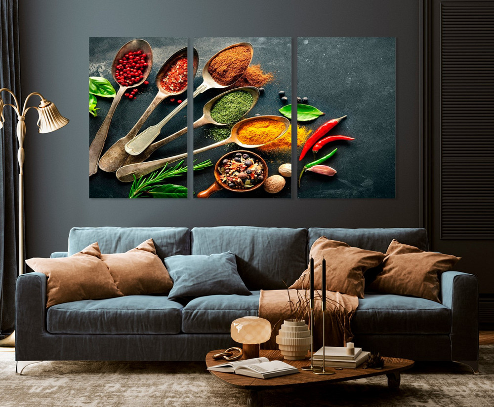 Модульная картина в гостиную / спальню   Спеції   ART-262_3A Киев - изображение 3